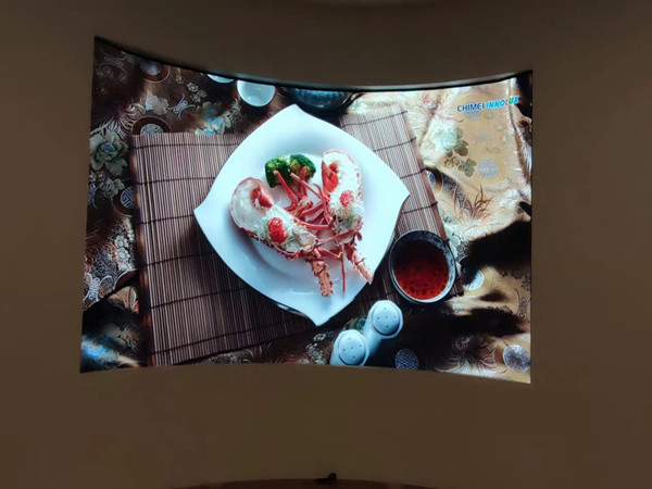 秀山室内P2.5弧形LED屏